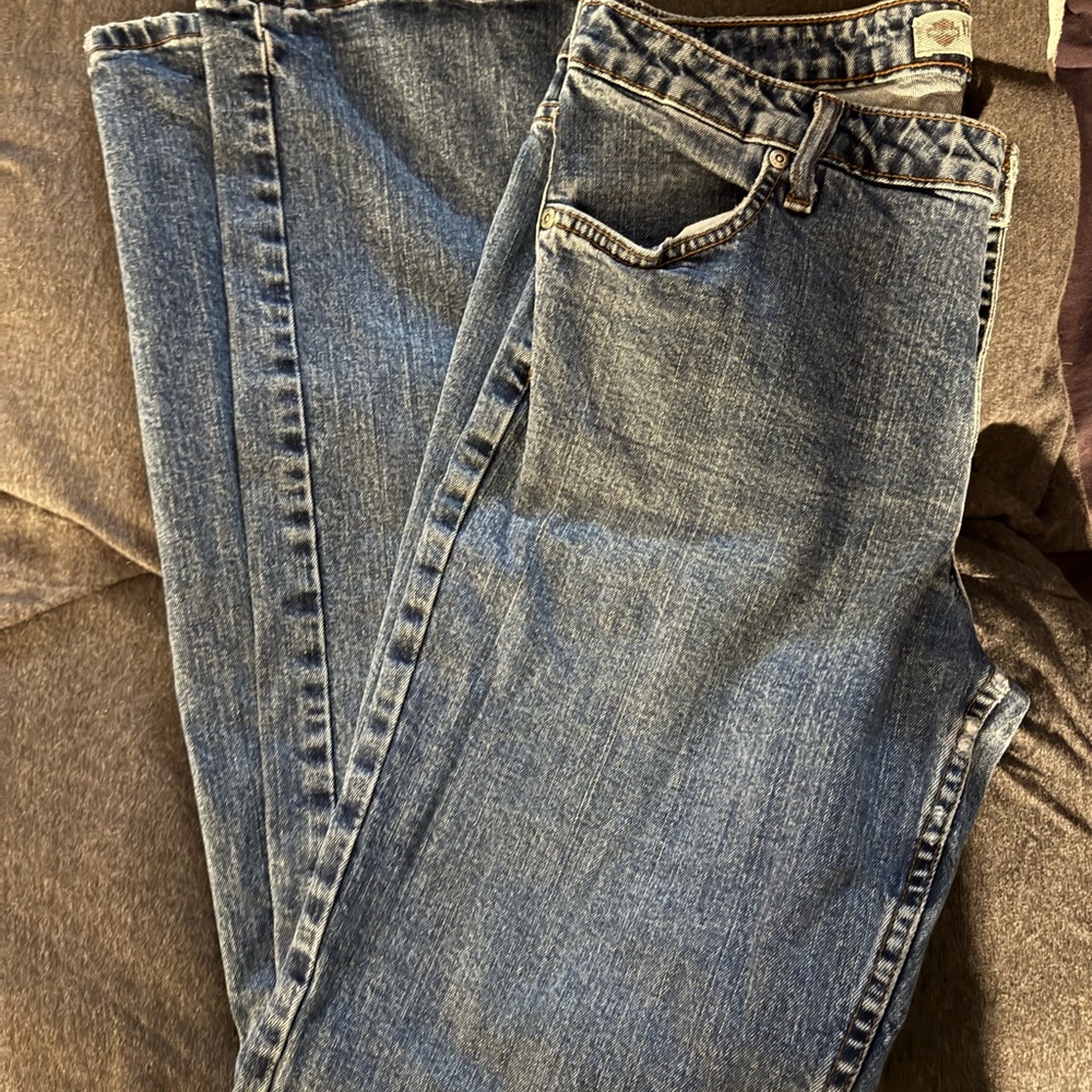 Harley-Davidson Womens Bootcut Blue Jeans